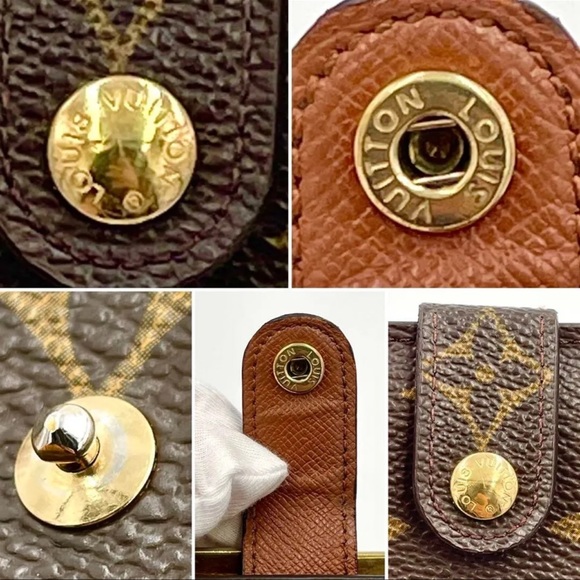 Authentic Louis Vuitton Monogram Porte Monnaie Billets Viennois Kisslock Wallet - Picture 17 of 17